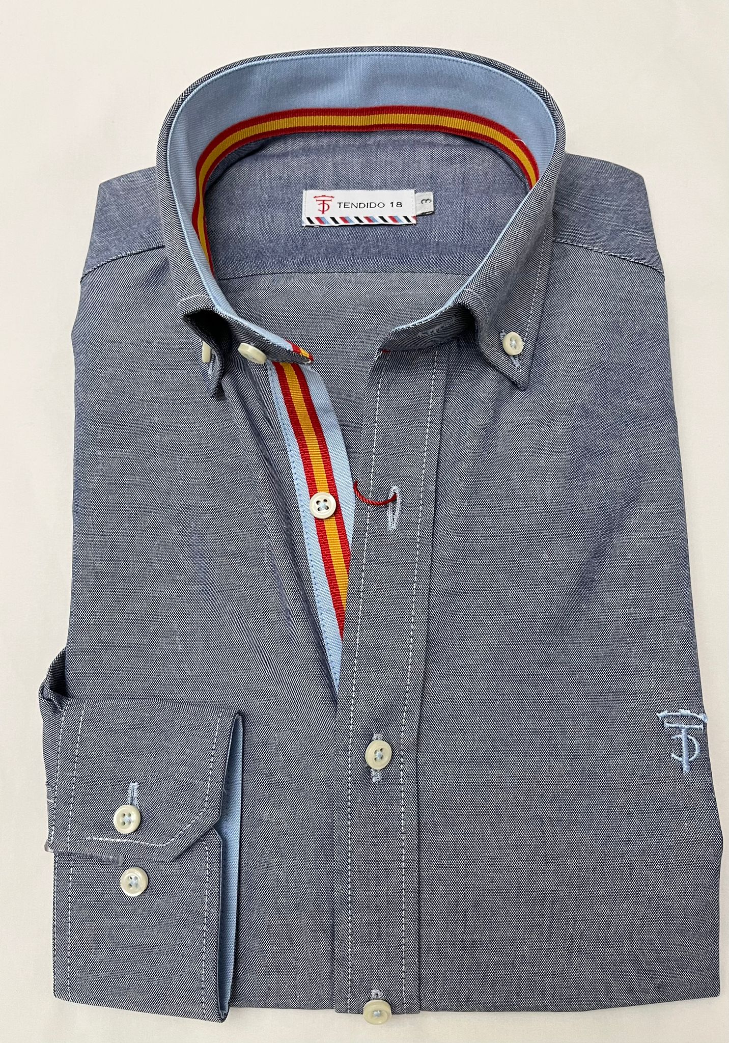 Chemise Espagne Gris Bleu