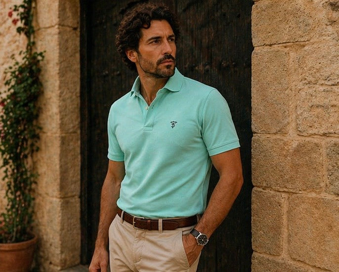 Polo verde agua