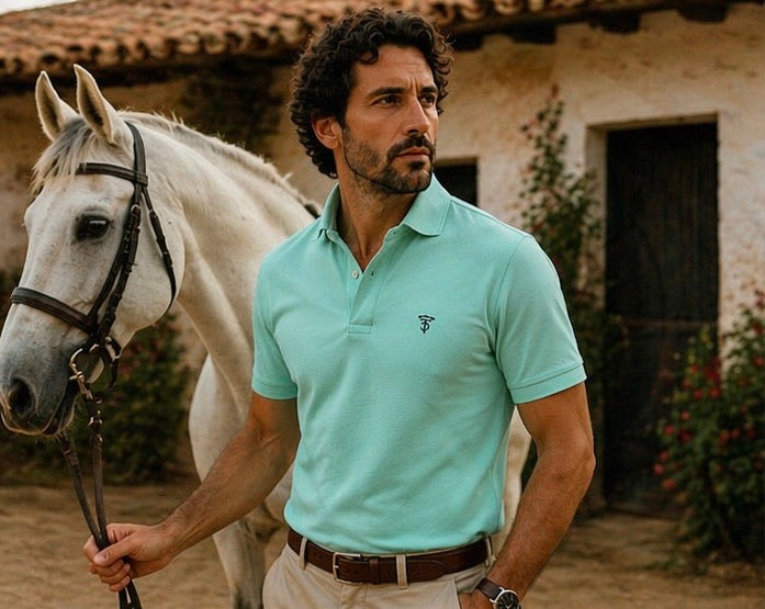Polo verde agua
