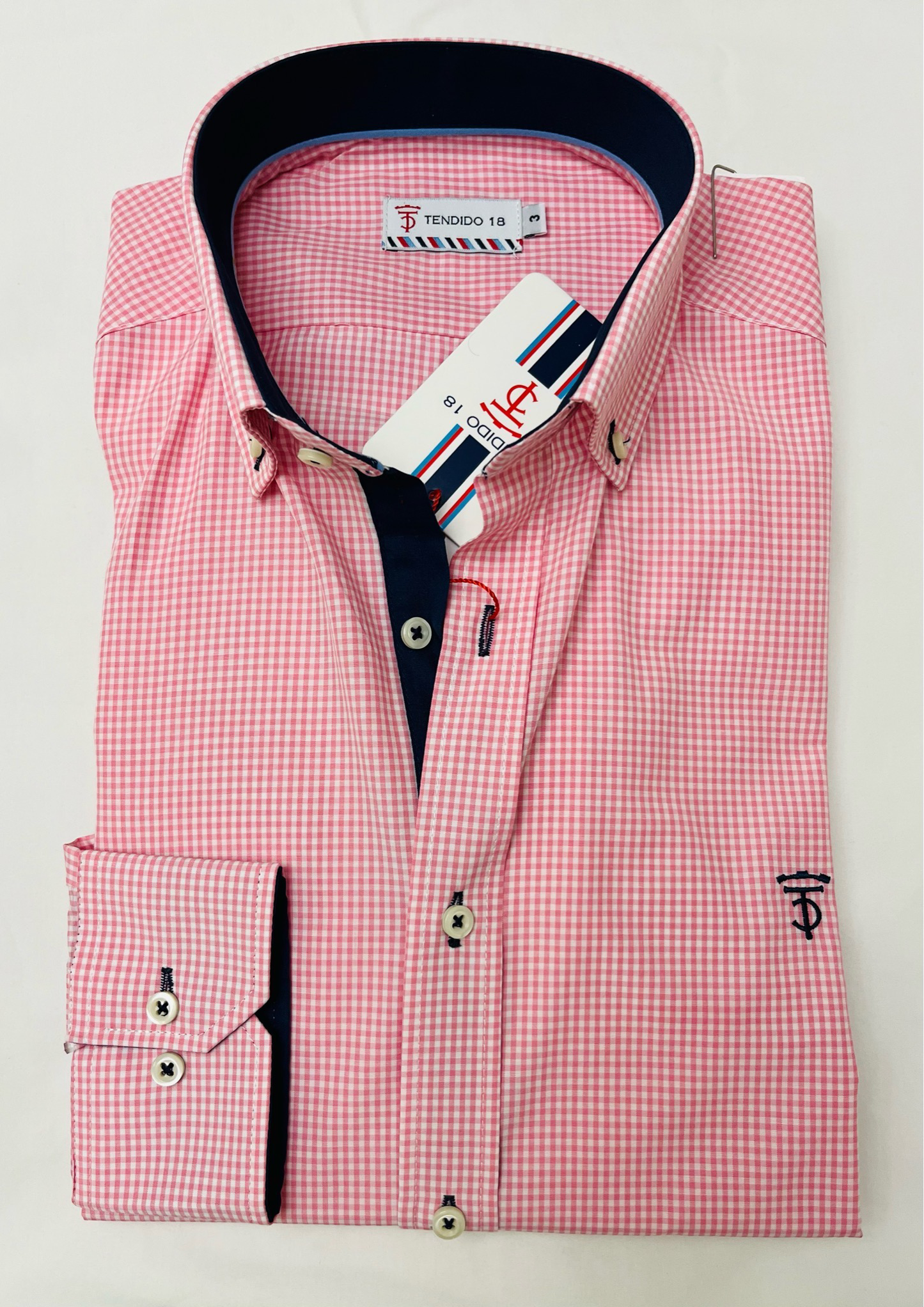 Pink Vichy Check Shirt