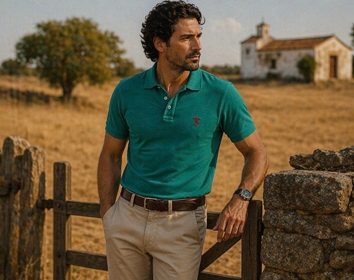 Polo verde botella