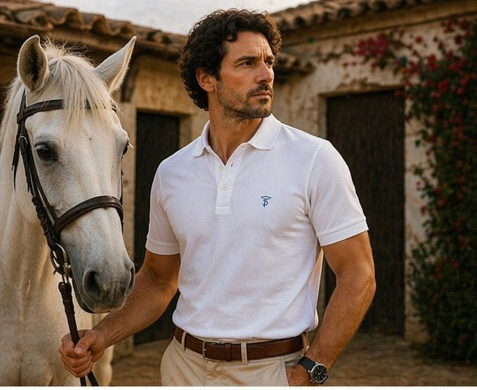Polo blanco
