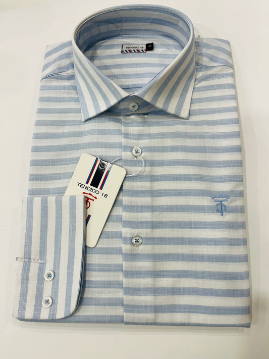 Camisa rayas celestes