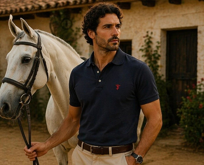 Polo azul marino